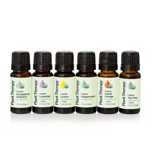 Top 6 Organic Singles Essential Oil Set