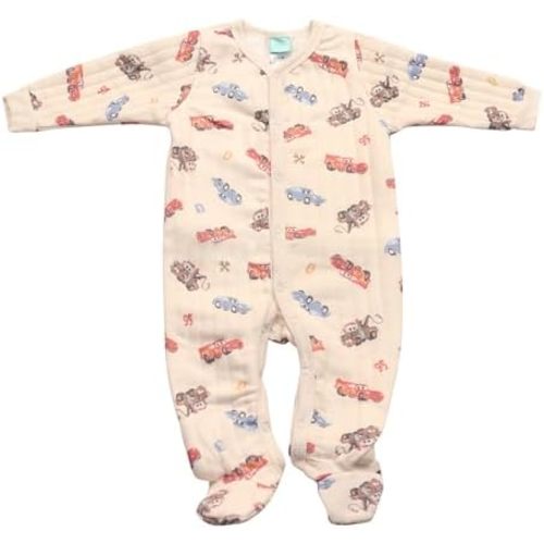 Magic Threadz Disney Baby Boys Quilted Footed Coveralls – Toy Story, Cars, Winnie the Pooh & Spiderman Infant (0/3M–6/9M)