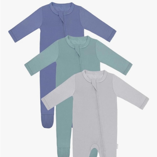 RRP Unisex Baby Footies Pajamas,Rayon Derived From Bamboo,Buttery Soft Sleep 'N Play PJs,2-Way Zipper Closure,0-18 Months