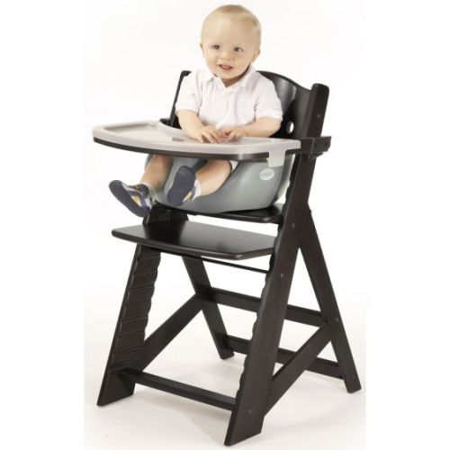 Height Right™ High Chair with Infant Insert - Safe, comfortable seat children, adjustable wood high chair is ideal for children aged 6 mos. to 3 years