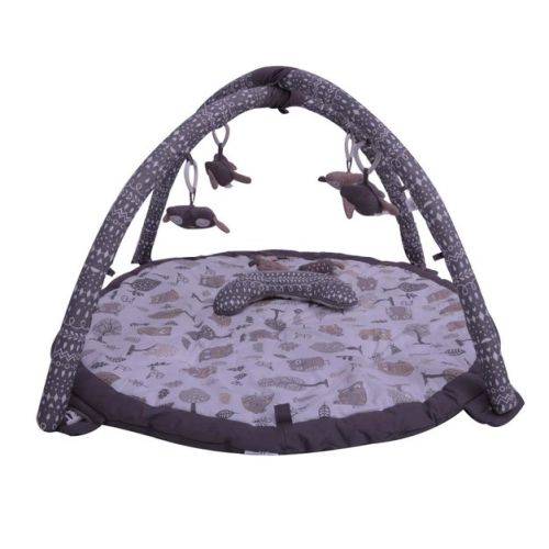 Bacati - Baby Activity Gyms & Playmats (owls Beige Gray)