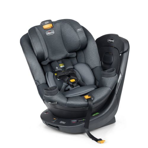 Chicco Fit360 ClearTex Rotating Convertible Car Seat - Carbon: 2-In-1, Machine Washable, Metal Frame, 40 Lb Weight