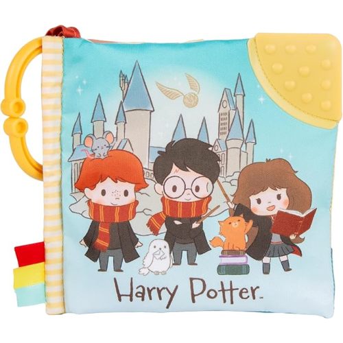 Kids Preferred Harry Potter Soft Book with Toy, Teether, and Crinkle, 5 Inches