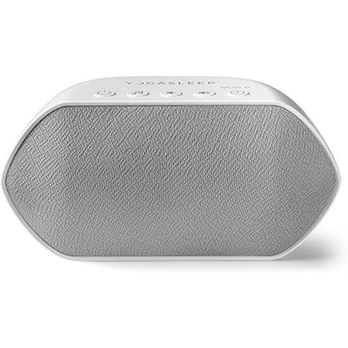 Yogasleep Soundcenter Portable White Noise Machine, 6 Soothing Sounds, 25 Volume Settings, Includes Timer, Sleep Therapy for Adults & Kids, Noise Cancelling for Office Privacy & Meditation