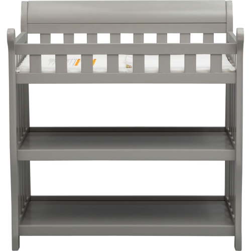 Delta Children Eclipse Baby Changing Table with Storage, Grey