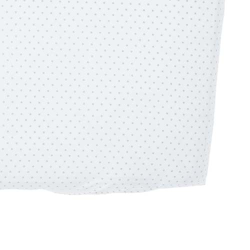 Pin Dot Crib Sheet - Grey