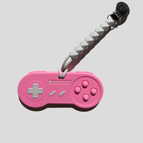 Super Glitch In Kirby Pink Teether