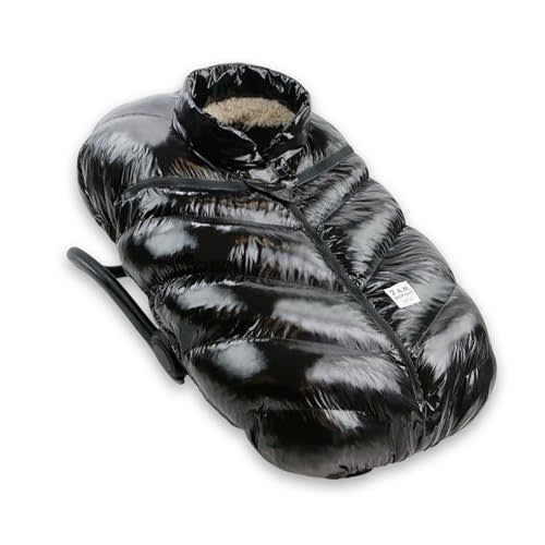 7AM Infant Car Seat Cover - Winter Puffy Cover with Center Zipper for Baby Boys & Girls, Lightweight, Windproof & Water-Repllent Outer Shell, Universal Fit for Infant Car Seat | (0-12M)