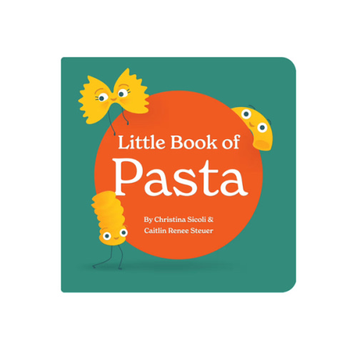 Little Book of Pasta Board Book for Babies and Toddlers about Shapes Read with Phonics and Rhymes Baby Book 0-12 Months Toddler Book Ages 1-4