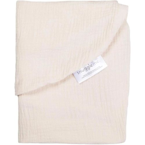 snuggle me Baby Lounger Muslin Curve Cover - Organic Cotton Fabric - Natural