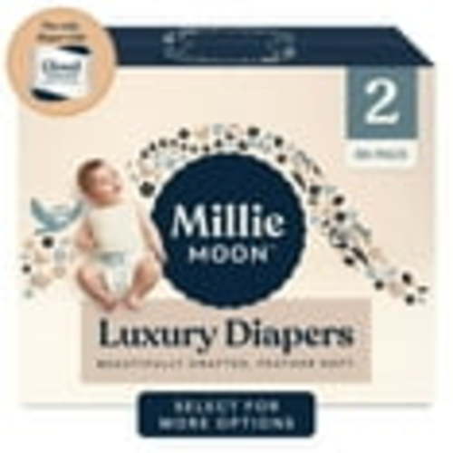 Millie Moon Luxury Diapers, Size 2, 88 Count (Select for More Options)