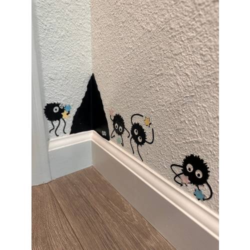 Vinyl Soot Sprite Wall Decals