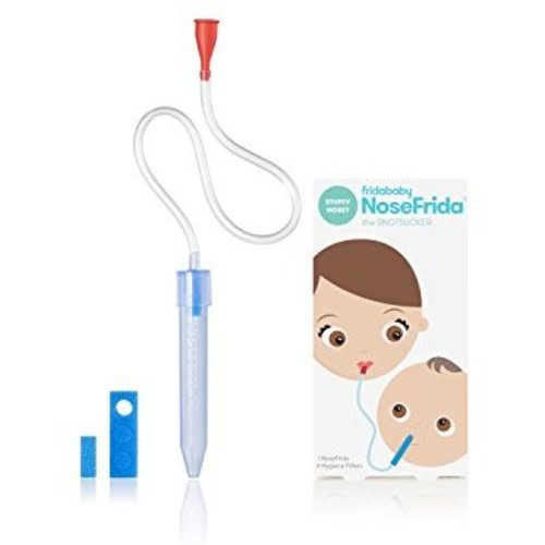 Baby Nasal Aspirator NoseFrida the Snotsucker by Fridababy – Baby Shower Gift and Registry essential - No Additional Hygiene Filters
