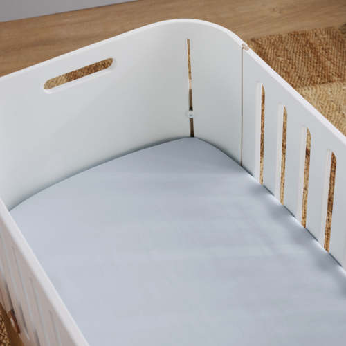 Eden Cotton - Sky Bassinet Fitted Sheet
