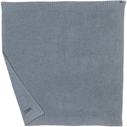 Barefoot Dreams CozyChic Lite Baby Receiving Blanket, Moonbeam, 30"x30"