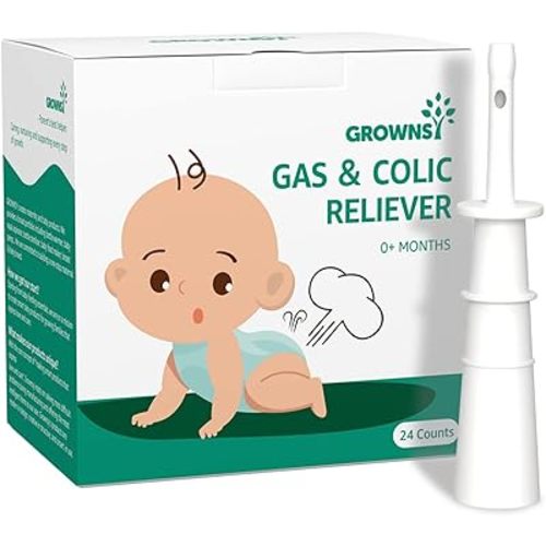 GROWNSY Gas and Colic Reliever for Babies, 24pcs Natural Baby Colic and Gas Relief, Colic Relief for Newborns, Infant Gas Colic Relievers