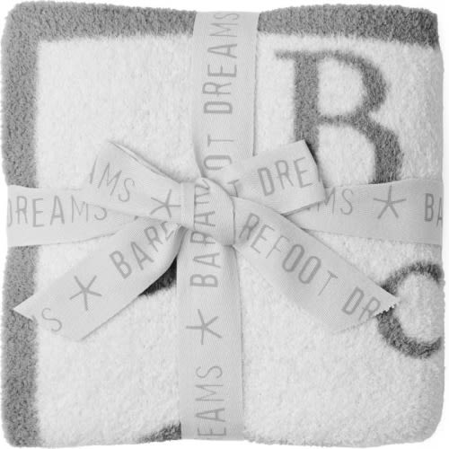 Barefoot Dreams® CozyChic™ ABC Baby Blanket, Dove Gray-Pearl