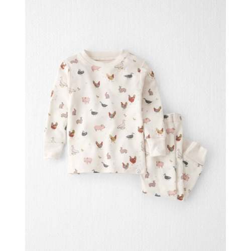 Baby Organic Cotton Pajamas in Barnyard Tails Print - Little Planet | Carter's