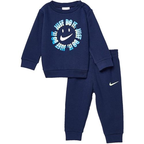 Nike Baby Boy's Happy GFX Crew Set (Infant) Midnight Navy 6 Months (Infant)