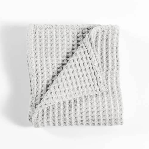 Waffle Blanket - Light Grey