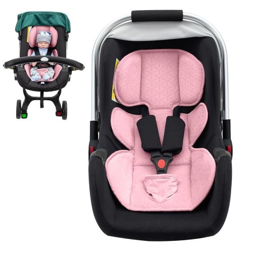 Waterproof Infant Car Seat Insert,Thickened Carseat Head & Support for Infant, Potty Training Car Seat Protector, Baby Piddle Pad with Crotch Protection, Breathable Baby Car Seat Cushion for Stroller