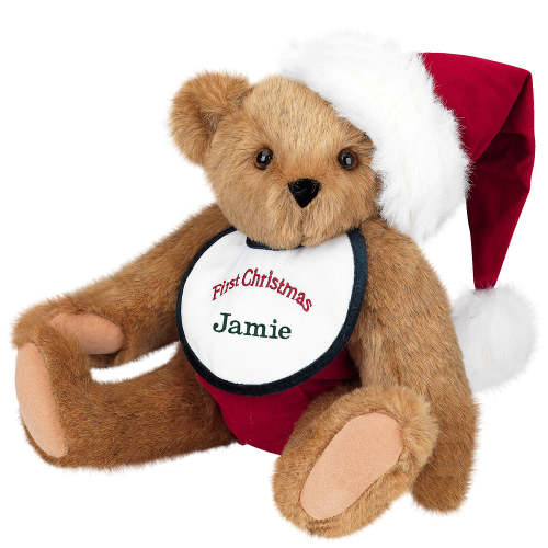 15 In. Baby's First Christmas Bear – Vermont Teddy Bear
