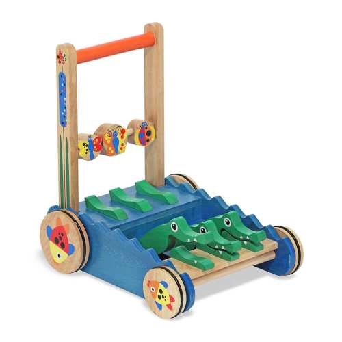 Chomp & Clack Alligator Push Toy | Melissa & Doug