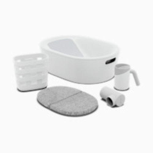 Lalo Bathtime Full Kit - Tub & Accessories - Coconut