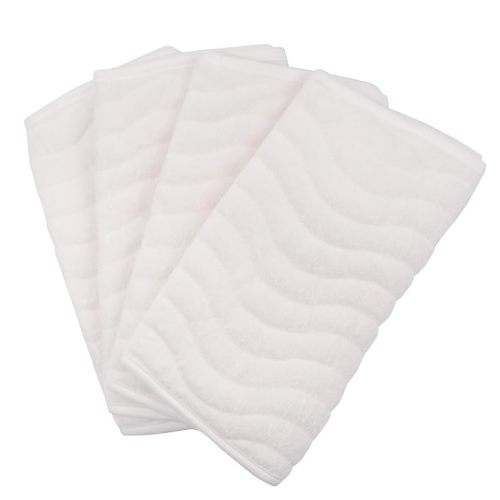 Ubbi Quilted Reusable Changing Pad Liners, Easy to Clean, Waterproof, 4 Count - White Changing Pad Liners