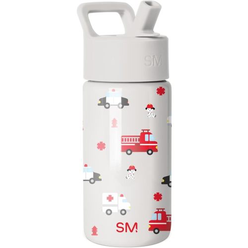 Simple Modern Kids Water Bottle & Toddler Cup | 14oz | Fire Truck
