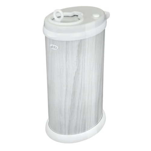 Free Shipping! Ubbi Steel Diaper Pail, Odor Locking, No Special Bag Required, Award-Winning, Registry Must-Have, Woodgrain