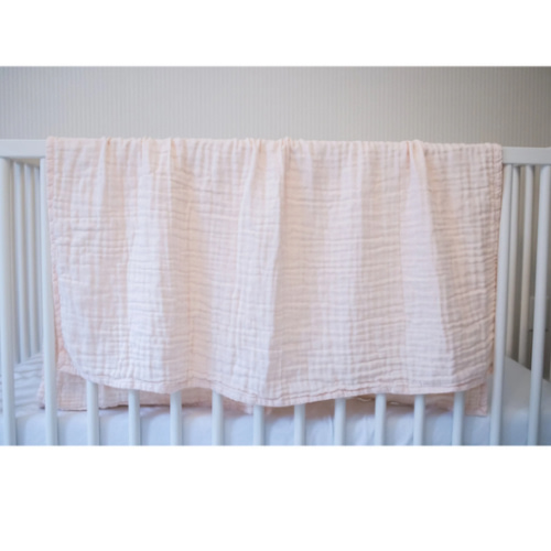 Petal Summer-Weight Organic Muslin Mini Blanket