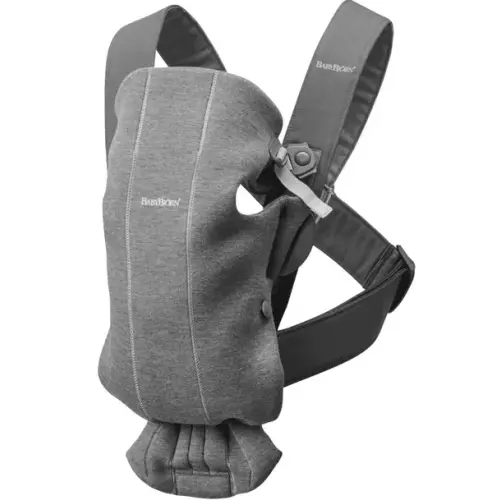 Baby Baby Carrier Mini, 3D Jersey, Dark Gray by Janie and Jack
