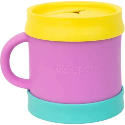 The Everything Snack Cup | Steam Veggies & More | Reversible Lid & Suction Base, Snack Catcher, Dishwasher, Microwave, Freezer Safe, BPA Free