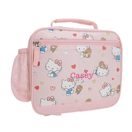 Mackenzie Hello Kitty® Hearts Glow-in-the-Dark Lunch Boxes | Pottery Barn Kids