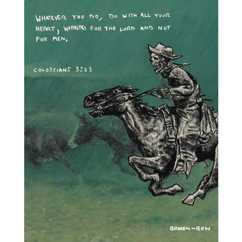 Colossians 3:23 Poster Print