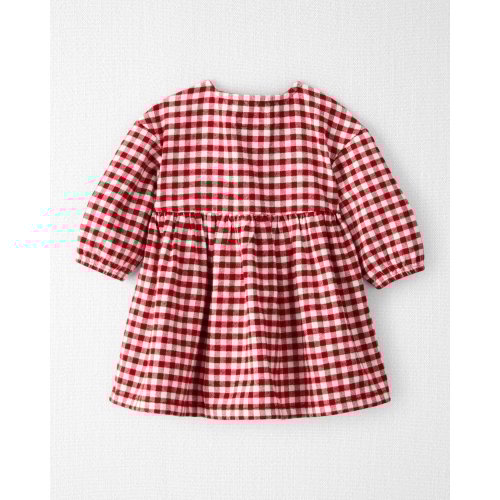 Baby Girl Organic Cotton Flannel Dress