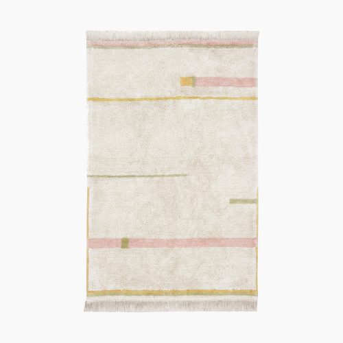 Lorena Canals Lanes Washable Rug - Vintage Nude, 3' x 4' 3"