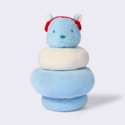 Squirrel Christmas Soft Plush Baby Toy Stacker - Cloud Island™