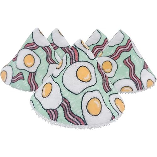 Pee Pee Teepee Bacon & Eggs 5 Pieces Baby boy Pee Shield Babyboy Essentials peepeeeteepee Baby boy Diaper Cover for Boys Teepee Pee Shield Pee Covers