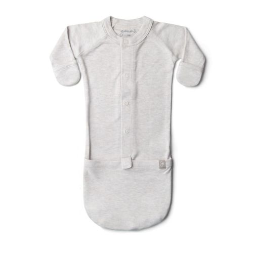 Goumi 24 Hour Convertible Sleeper Baby Gown - Glacier 0-3m