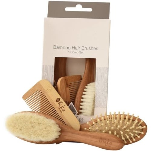 Kyte Baby 3-Piece Bamboo Brush Set - ZukaBaby