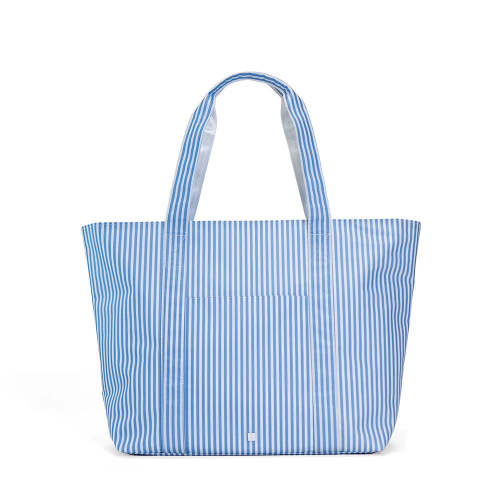 TRVL Jumbo Tote - Pimlico Stripe Chambray