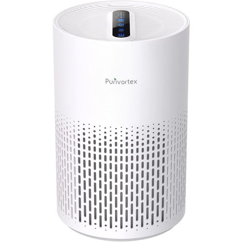 Air Purifiers for Home, H13 True HEPA Filter for A11ergies, Pollen, Smoke, Dusts, Pets Dander, Odor, Hair, Ozone Free, 20db Quiet for Bedroom, Living Room, SGS Certificaion - AC400 White
