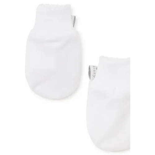 White/White Kissy Basics Mittens