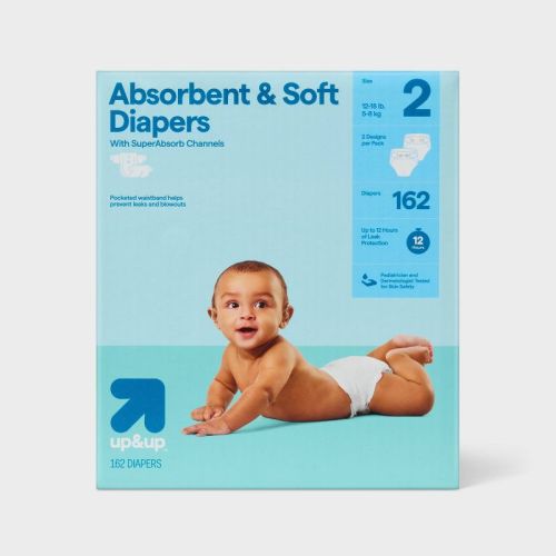 Disposable Diapers - Size 2 - 162ct - up&up™