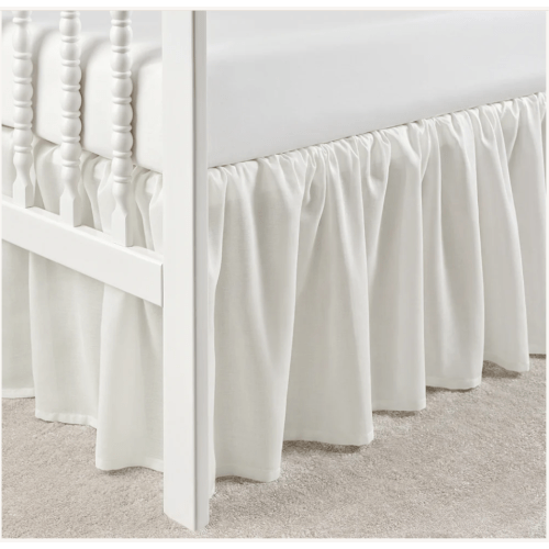 Crib Skirt - Ivory