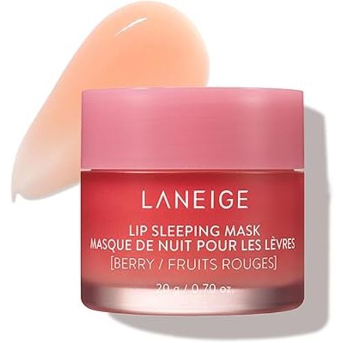 LANEIGE Lip Sleeping Mask: Nourishing Overnight Lip Treatment with Vitamin C, Shea & Murumuru Butter for Hydrating Dry, Flaky Lips