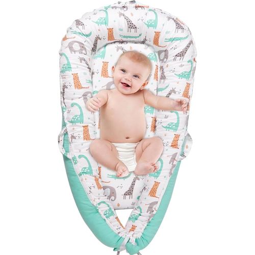 Viviland Baby Lounger Snuggle Me Lounger Fits 0-24 Months Newborn Infant Babies, Dinosaur