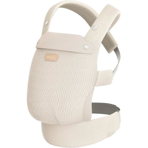 Momcozy Breathable Mesh Baby Carrier, Air Mesh-Almond
